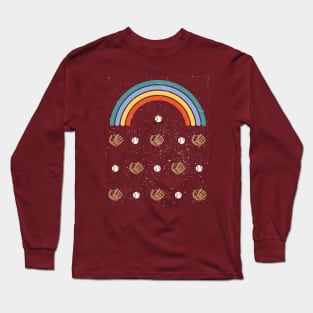 Baseball Rainbow Long Sleeve T-Shirt